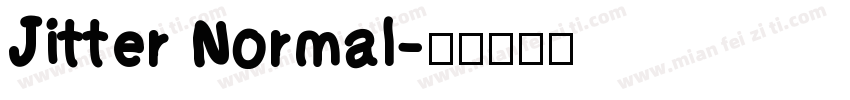 Jitter Normal字体转换